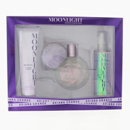 Moon Light By Ariana Grande 3 Piece Set For Women: 3.4 Oz Eau De Parfum Spray, 4 Oz Body Mist, 3.4 Oz Body Souffle For Women - Gift Set (810101504655)