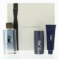 K King By Dolce & Gabbana 3.3 Oz Eau De Toilette Spray For Men - Gift Set (8054754403442)