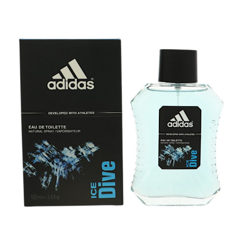 Adidas Ice Dive By Adidas 3.4 Oz Eau De Toilette Spray For Men - Box (3607345397498)