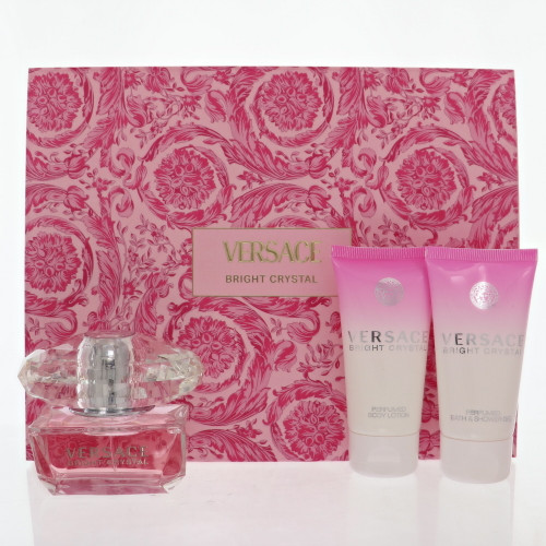 Bright Crystal By Versace 1.7 Oz Eau De Toilette Spray For Women - Gift Set (8011003888986)