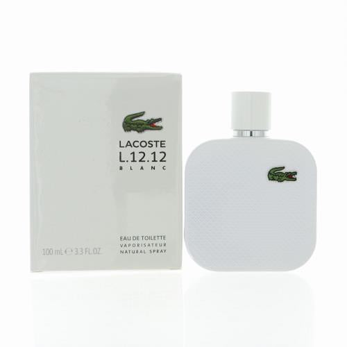 Lacoste Eau De Lacoste L.12.12 Blanc By Lacoste 3.3 Oz Eau De Toilette Spray For Men - Box (0737052413174)