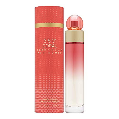 Perry Ellis 360 Coral By Perry Ellis 3.4 Oz Eau De Parfum Spray For Women - Box (844061009400)