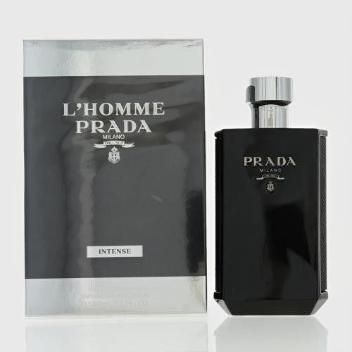 Prada L'homme Intense By Prada 3.3 Oz Eau De Parfum Spray For Men - Box (8435137764730)