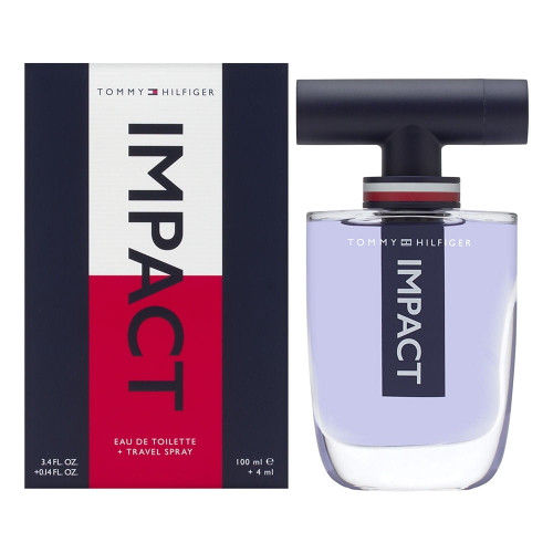 Impact By Tommy Hilfiger 3.4 Oz Eau De Toilette Spray For Men - Box (7640496670177)