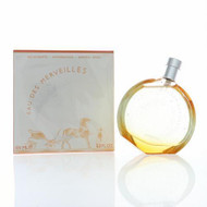 Eau Des Merveilles By Hermes 3.3 Oz Eau De Toilette Spray For Women - Box (3346130010265)