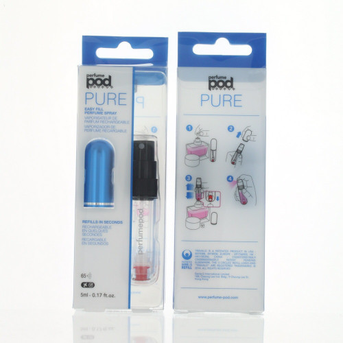 Perfume Pod Pure Blue By Travalo 0.17 Oz Refillable Spray For Unisex - Box (4897028691534)