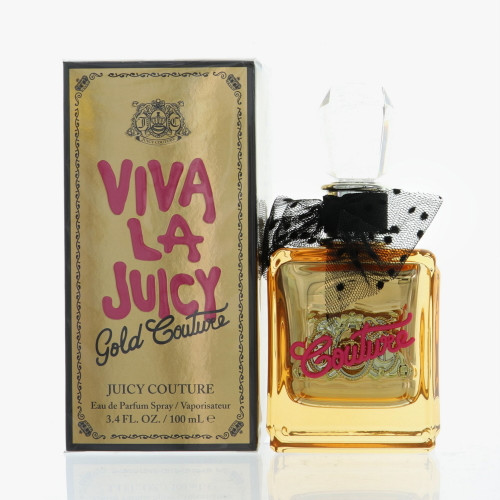 Viva La Juicy Gold Couture By Juicy Couture 3.4 Oz Eau De Parfum Spray For Women - Box (719346186551)