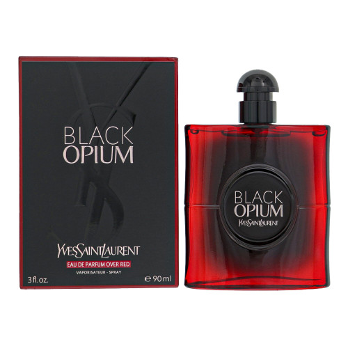 Black Opium Over Red By Yves Saint Laurent 3 Oz Eau De Parfum Spray For Women - Box (3614274076202)