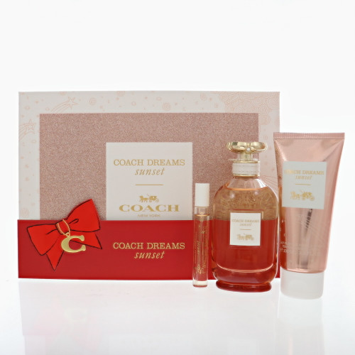 Coach Dreams Sunset By Coach 3 Oz Eau De Parfum Spray For Women - Gift Set (3386460147293)