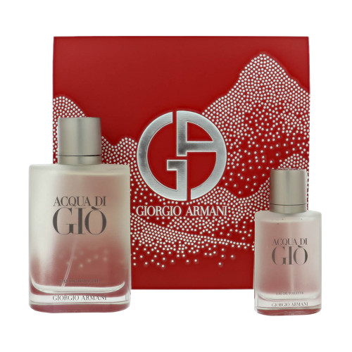 Acqua Di Gio By Giorgio Armani 3.3 Oz Eau De Toilette Spray For Men - Gift Set (3614274337181)