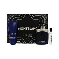 Legend Blue By Montblanc 3.3 Oz Eau De Parfum Spray For Men - Gift Set (3386460148009)