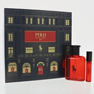 Polo Red By Ralph Lauren 2.5 Oz Eau De Toilette Spray For Men - Gift Set (3605972968623)