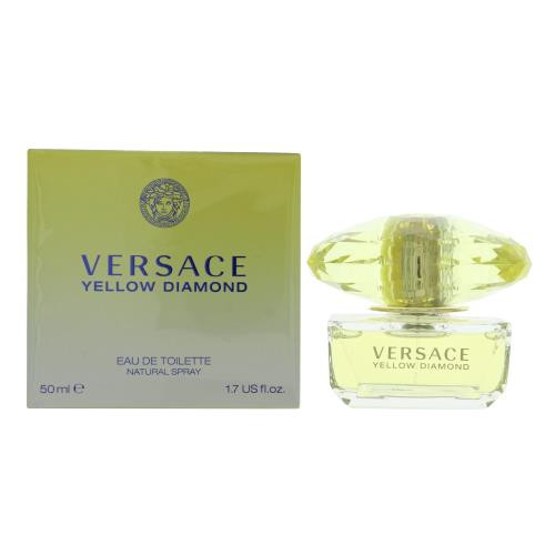 Versace Yellow Diamond By Versace 1.7 Oz Eau De Toilette Spray For Women - Box (8011003804559)