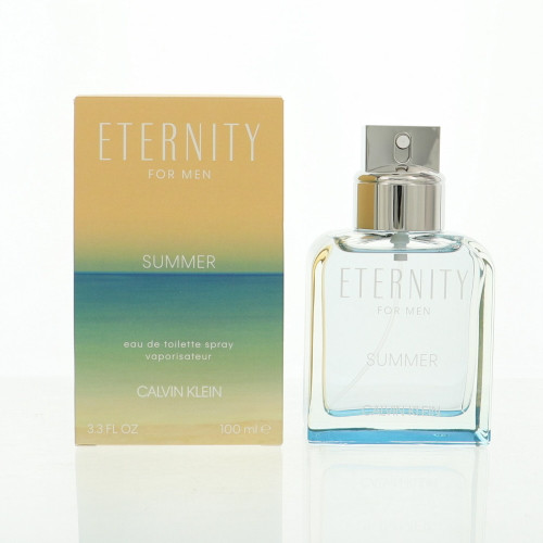 Eternity Summer 2019 By Calvin Klein 3.3 Oz Eau De Toilette Spray For Men - Box (3614228893701)