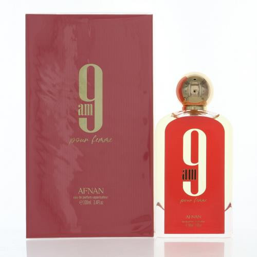 9 Am Femme By Afnan 3.4 Oz Eau De Parfum Spray For Women - Box (6290171072591)