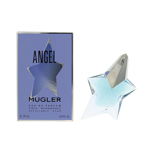 Angel By Thierry Mugler 0.8 Oz Eau De Parfum Spray Refillable For Women - Box (820455349116)