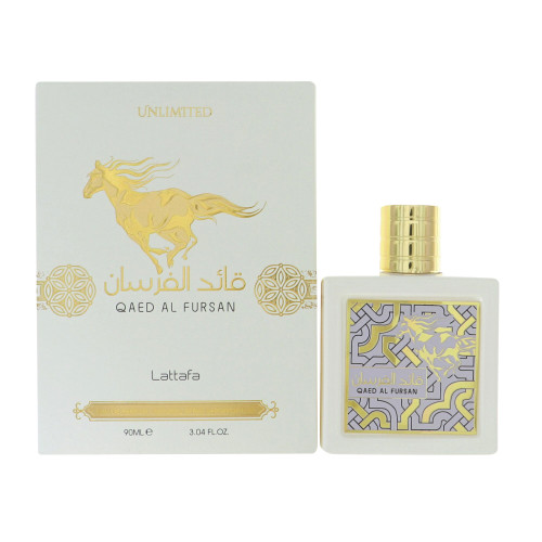 Qaed Al Fursan Unlimited By Lattafa 3.04 Oz Eau De Parfum Spray For Men - Box (6291108739020)