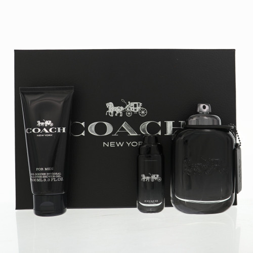 Coach New York By Coach 3.3 Oz Eau De Toilette Spray For Men - Gift Set (3386460157124)