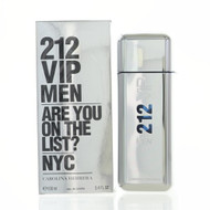 212 Vip By Carolina Herrera 3.4 Oz Eau De Toilette Spray For Men - Box (8411061088166)