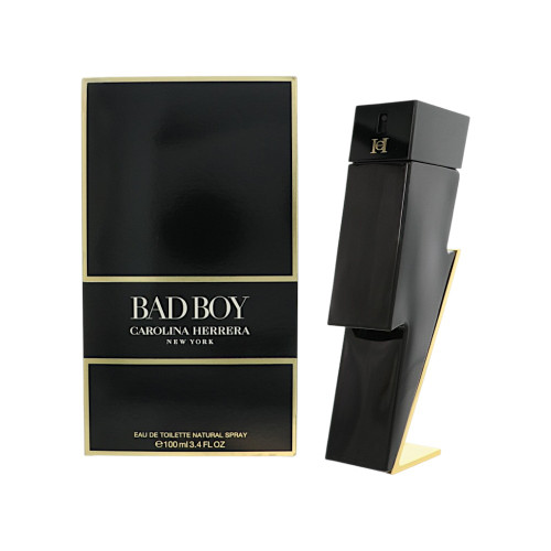 Bad Boy By Carolina Herrera 3.4 Oz Eau De Toilette Spray For Men - Box (8411061099728)