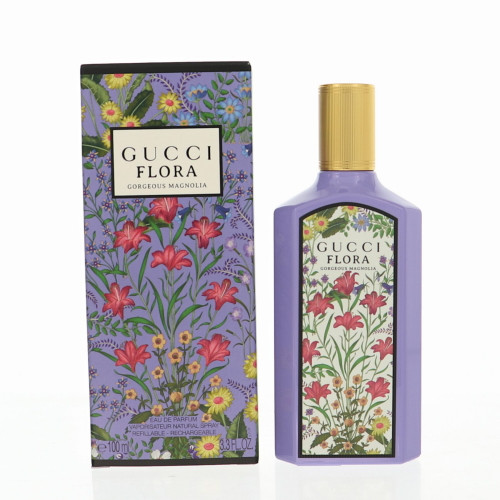 Gucci Flora Gorgeous Magnolia By Gucci 3.3 Oz Eau De Parfum Spray For Women - Box (3616303470791)