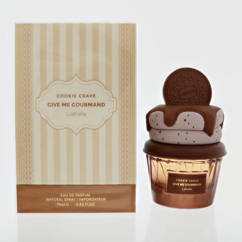 Give Me Gourmand Cookie Crave By Lattafa 2.53 Oz Eau De Parfum Spray For Men - Box (6290362349662)