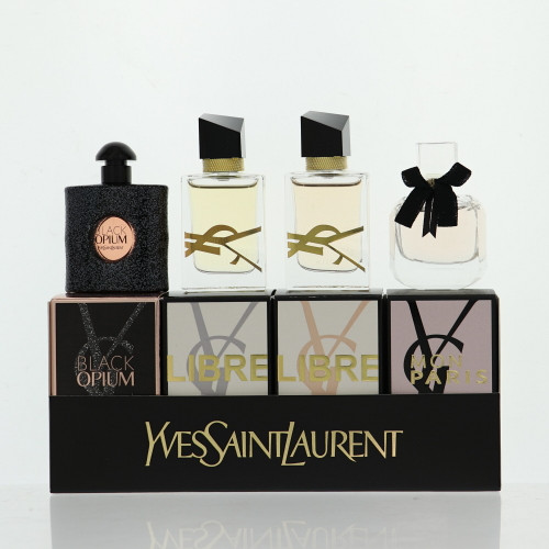 Y Yves Saint Laurent By Yves Saint Laurent 0.25 Oz Black Opium Eau De Parfum For Women - Gift Set (3660732594856)