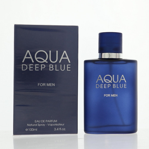 Aqua Deep Blue By Fragrance Couture 3.4 Oz Eau De Toilette Spray For Men - Box (8439627605213)