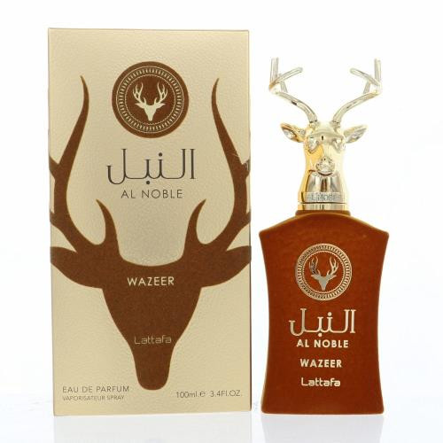 Al Noble Wazeer By Lattafa 3.4 Oz Eau De Parfum Spray For Men - Box (6291108737866)