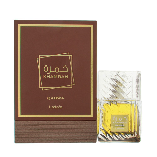 Khamrah Qahwa By Lattafa 3.4 Oz Eau De Parfum Spray For Men - Box (6290360593661)