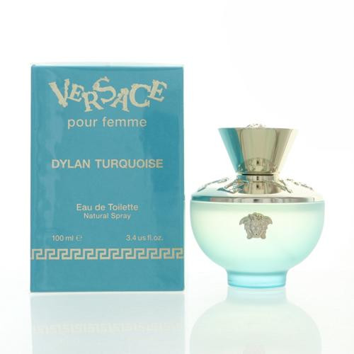 Dylan Turquoise By Versace 3.4 Oz Eau De Toilette Spray For Women - Box (8011003858552)
