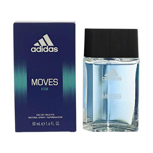 Adidas Moves By Adidas 1.6 Oz Eau De Toilette Spray For Men - Box (0031655337920)