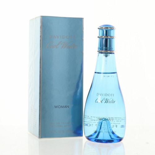 Cool Water By Davidoff 3.4 Oz Eau De Toilette Spray For Women - Box (3414202011752)