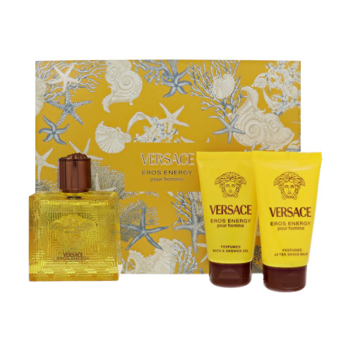 Versace Eros Energy By Versace 1.7 Oz Eau De Parfum Spray For Men - Gift Set (8011003900077)