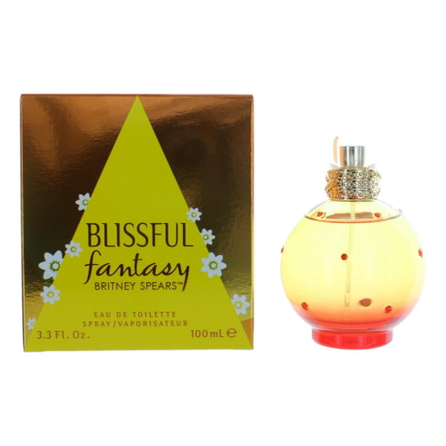 Blissful Fantasy By Britney Spears 3.3 Oz Eau De Toilette Spray For Women - Box (719346258111)