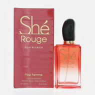She Rouge For Women By Fragrance Couture 3.4 Oz Eau De Parfum Spray For Women - Box (8439627598959)