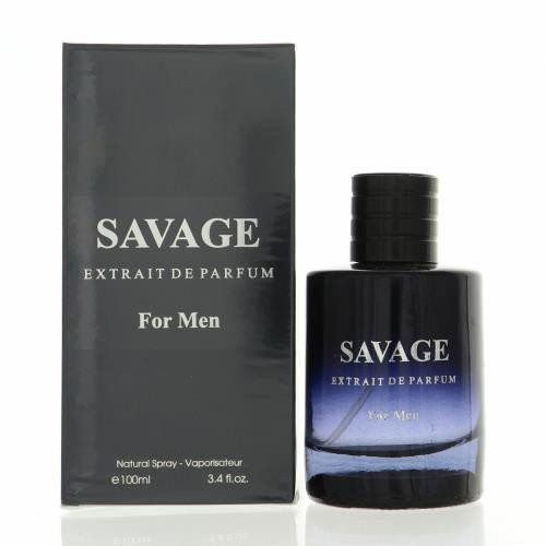 Savage Extrait De Parfum By Fragrance Couture 3.4 Oz Eau De Parfum Spray For Men - Box (8439627608597)