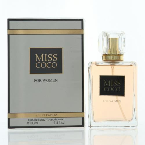 Miss Coco By Fragrance Couture 3.4 Oz Eau De Parfum Spray For Women - Box (8439627598782)