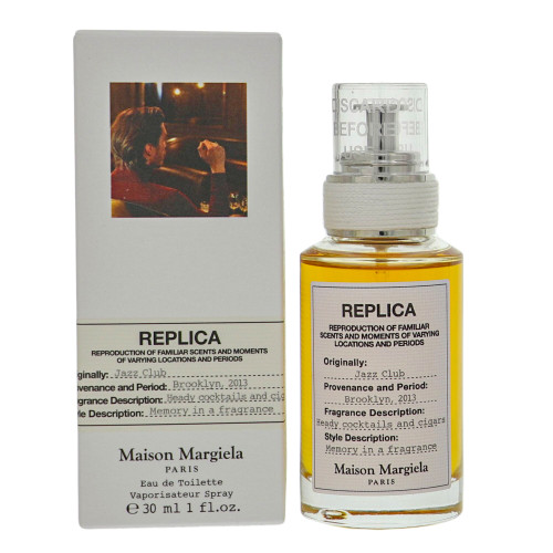 Replica Jazz Club By Maison Margiela 1 Oz Eau De Toilette Spray For Men - Box (3614273185868)