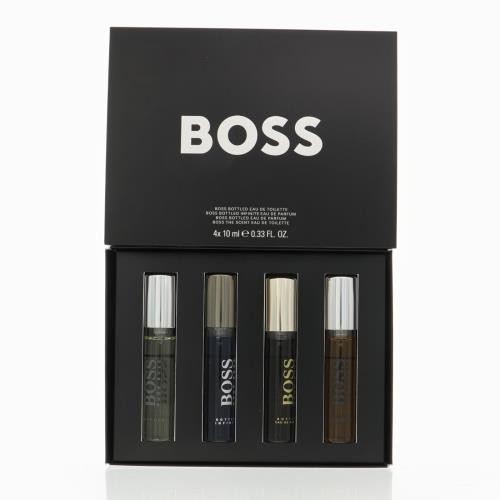 Hugo Boss By Hugo Boss 4 Piece Gift Set - 0.33 Oz Boss Bottled Eau De Toilette Spray For Men - Gift Set (3616304099519)