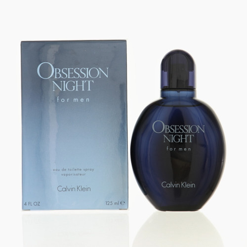 Obsession Night By Calvin Klein 4 Oz Eau De Toilette Spray For Men - Box (088300150458)
