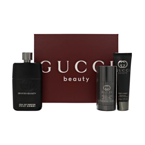 Gucci Guilty By Gucci 3 Oz Eau De Parfum Spray For Men - Gift Set (3616305267139)