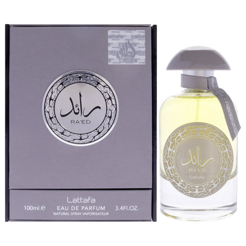 Raed Silver By Lattafa 3.4 Oz Eau De Parfum Spray For Men - Box (6291107456072)