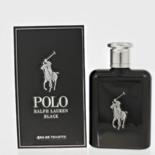 Polo Black By Ralph Lauren 4.2 Oz Eau De Toilette Spray For Men - Box (0888100945564)