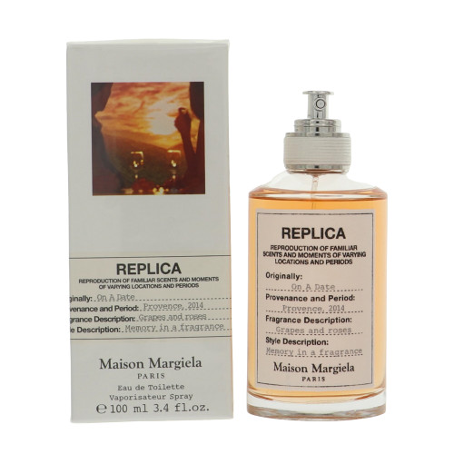 Replica On A Date By Maison Margiela 3.4 Oz Eau De Toilette Spray For Women - Box (3614273711784)