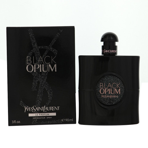 Opium Black Le Parfum By Yves Saint Laurent 3 Oz Eau De Parfum Spray For Women - Box (3614273863360)