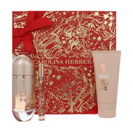 212 Vip Rose By Carolina Herrera 3 Piece Set For Women: 2.7 Oz Eau De Parfum Spray, 0.34 Oz Eau De Parfum Spray, 3.4 Oz Body Lotion For Women - Gift Set (8411061110041)