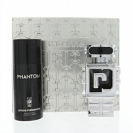 Paco Rabanne Phantom By Paco Rabanne 2 Piece Set For Men: 3.4 Oz Eau De Toilette Spray, 5.1 Oz Deodorant Spray For Men - Gift Set (3349668635429)