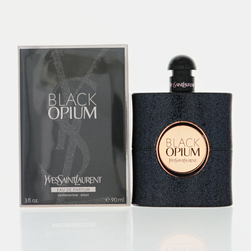 Black Opium By Yves Saint Laurent 3 Oz Eau De Parfum Spray For Women - Box (3365440787971)