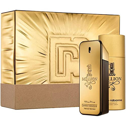 Paco Rabanne 1 Million By Paco Rabanne 2 Piece Gift Set - 3.4 Oz Eau De Toilette Spray, 3.4 Oz Shower Gel For Men - Gift Set (3349668642502)